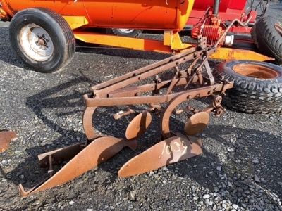 2 furrow plough antique