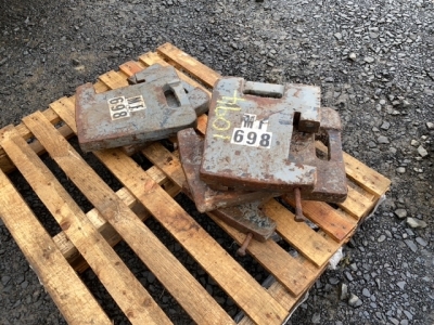 Pallet of MF weights