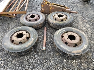 4 x lorry wheels