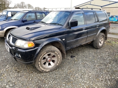 Mitsubishi Shogun Sport, SRZ 1385, 2006reg, 2.5 turbo diesel, 118,000 miles, MOT May 21', previously serviced