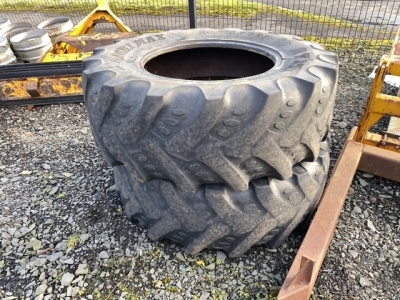 Set of front tractor tyres Agrimax 380-85-R24