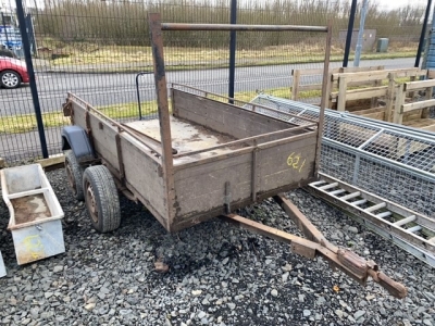 Tandem axle car trailer