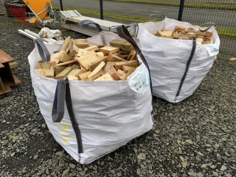 2 x tote bags of firewood