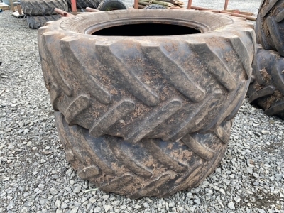 2 x 540-65-30 Michelin tyres