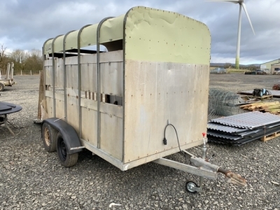 10x5 stockdrover trailer with sheep decks, LED lights and new jockey wheel