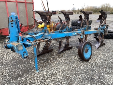 4 furrow reversible Lemken plough, slatted boards used last season