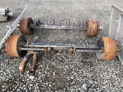 2 x lorry axles