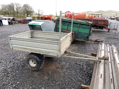 Quad tipping trailer 5x3ft