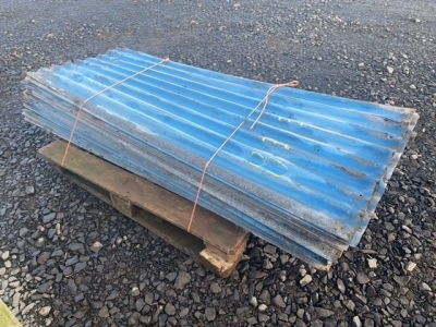 Pallet of corrugated iron 6ft