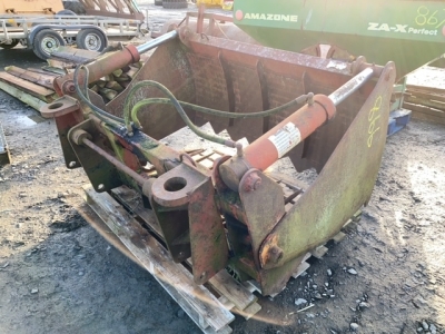 Redrock shear grab with brackets for JCB and Minitou