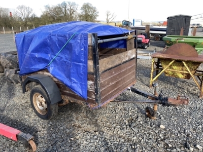 6x4 sheep trailer with new lights and floor