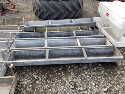 5 ground level feed troughs