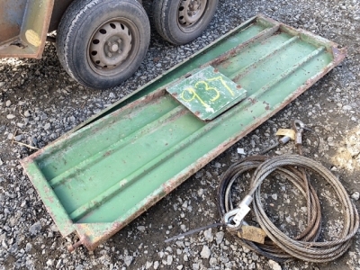 Front and rear door of fraser tipping trailer