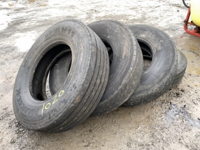 4 x tyres 295-80-82.5