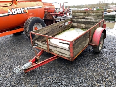 8x5ft flat trailer aluminium floor new bradley hitch