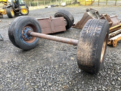 Lorry axle super singles