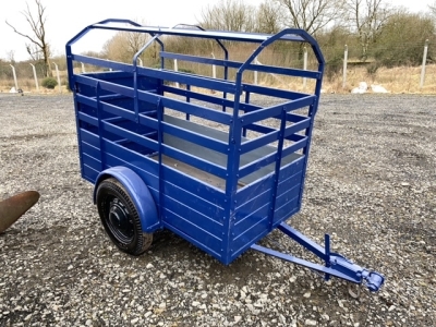 Vintage lamb or calf trailer