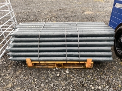 50 x 90mm round plastic posts 6ft long