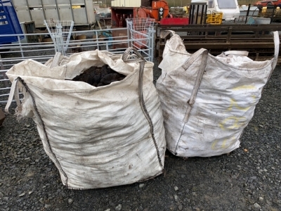 2 x large tote bags of peat