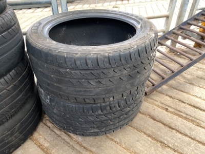 2 Tyres 255, 45 R18