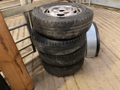 4 x tyres and rims from Transit