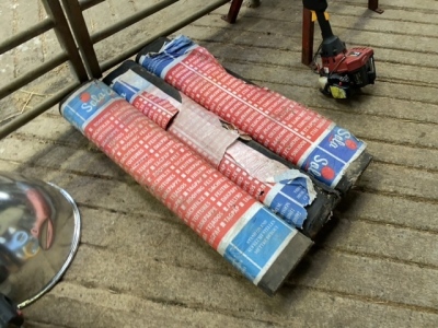 Job lot of 6 x rolls of felt