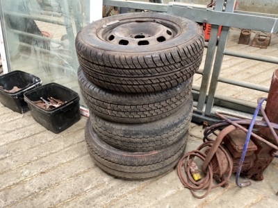4 x van tyres