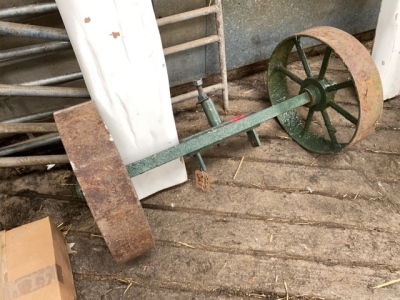 Vintage iron axle