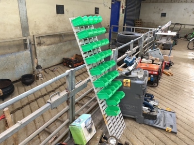 Storage trays and rack