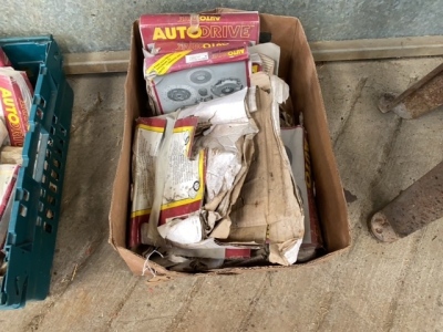 Box of assorted clutches