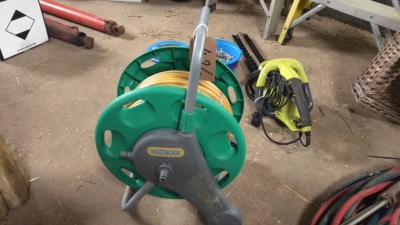 Hose on reel