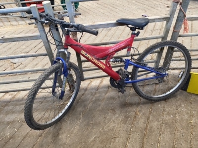 Red Suncross bike