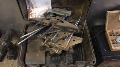 Tub of Router Fences and Spanners