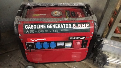 Generator 6.5hp used once