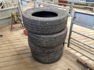 4 x tyres 265-60-R18 50% tread