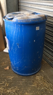 Blue barrel