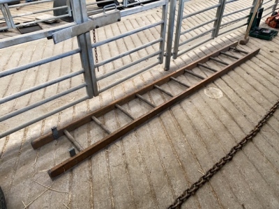 Wooden ladder