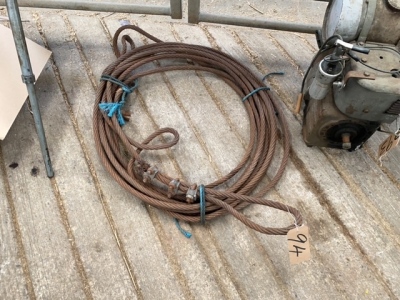 Approx 60ft of wire rope