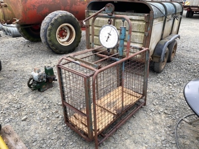 Morris weigh bridge for lambs or pigs