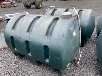 2x Green Oil Tanks