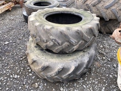 2 x 14-9-24 Goodyear tyres 30% grip