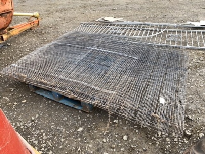 8 x sheets of mesh 8 x 6 ft galvanised