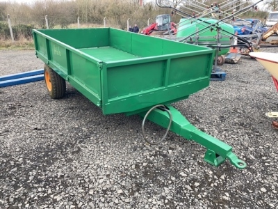 green Tipping trailer single axle