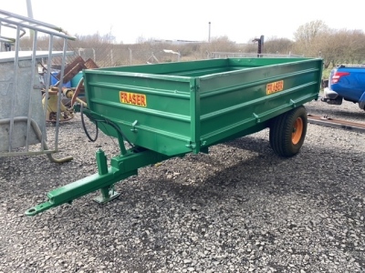 Fraser tipping trailer single axle