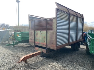 14 x 8 ft silage trailer single axle