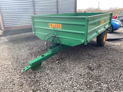 Fraser tipping trailer single axle