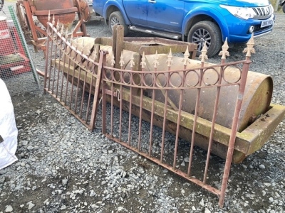 2 driveway gates galvanizer 9ft entry