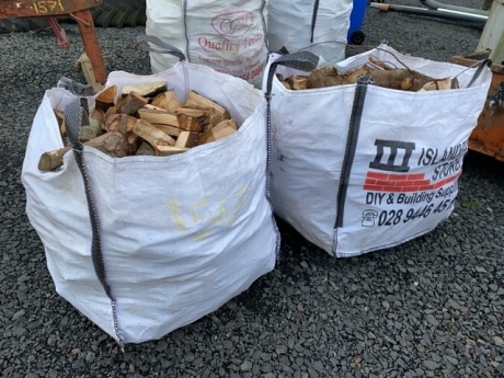 2 x tote bags of firewood