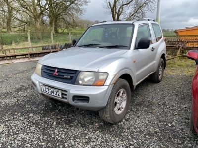 2001 Mitsubishi Shogun D1D Classic SWB Estate Diesel car 3200cc 213000 miles MOT 4/7/21 LCZ3432