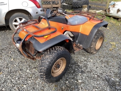 Orange 454 bear claw quad, runs but needs work